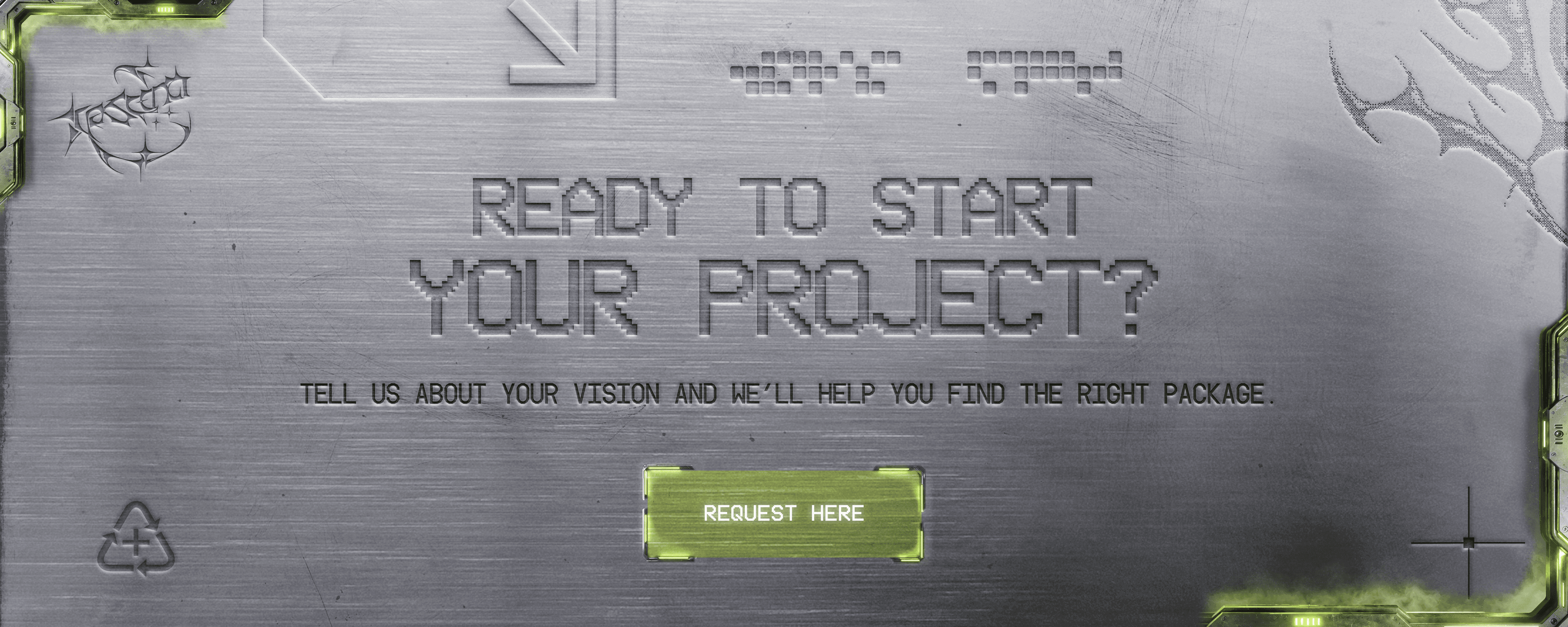 Ready to start your project? Tell us about your vision and we'll help you find the right package.